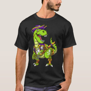 Camiseta T Rex Dinossaur Pirata Capitão Sailor Fantasy Boys