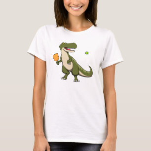 Camiseta T-Rex Dinossauro de Pickleball