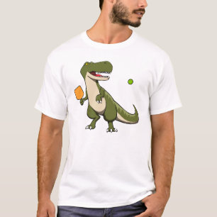 Camiseta T-Rex Dinossauro de Pickleball