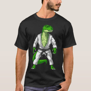 Camiseta T-rex Dinossauro Jiu-jitsu Judô Karatê Taekwondo M