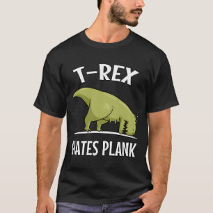 Camiseta T-Rex Dinossauro Odeia Prancha