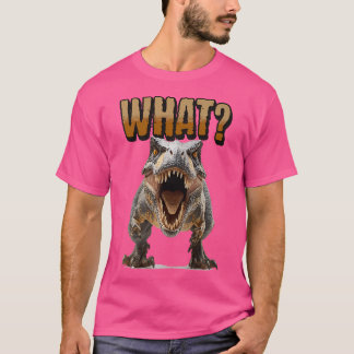 Camiseta T-Rex diz o que