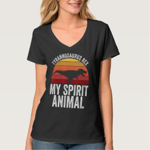 Camiseta T Rex É Meu Espírito Animal Tyrannosaurus Rex Dino