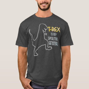 Camiseta T rex é o meu animal espiritual