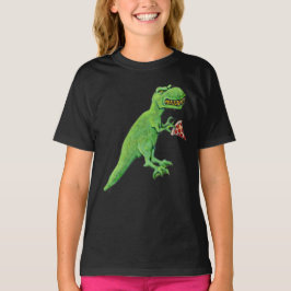Camiseta T-Rex e Pizza