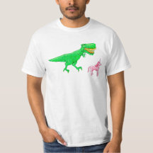 T-Rex e unicórnio
