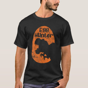 Camiseta T Rex Easter Bunny Cute Dinossaur Egg Hunters K