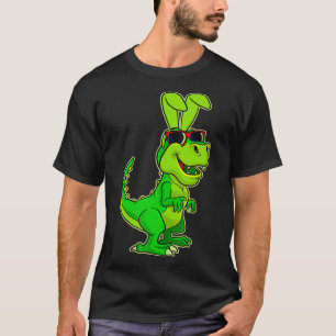 Camiseta T Rex Easter Bunny Dinosaur Boys Basket Stufers