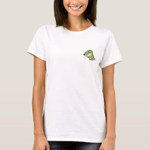 Camiseta T-Rex Engraçado Tirando Selfie - Dinossauro Fofo