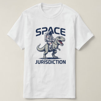 Camiseta T-Rex Espaço Jurisdição Astronauta