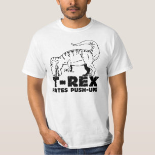 Camiseta T-Rex Hates Empurra T-shirts Ups
