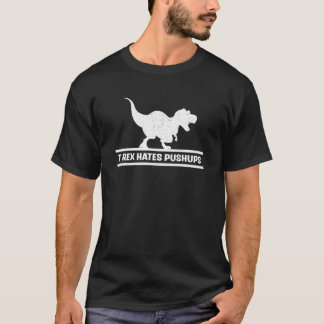 Camiseta T-Rex Hates Pushups