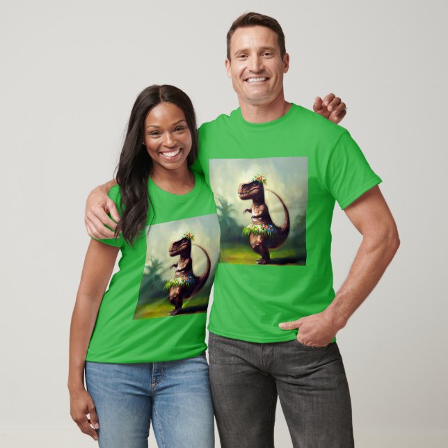 Camiseta T Rex Hula Dancer (Unissex)