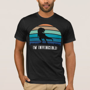 Camiseta T Rex Invencível Engraçada