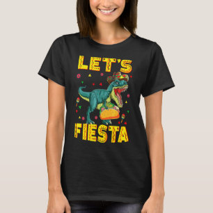 Camiseta T Rex Kids Cinco De Mayo Tyrannosaurus Dinosaur Le
