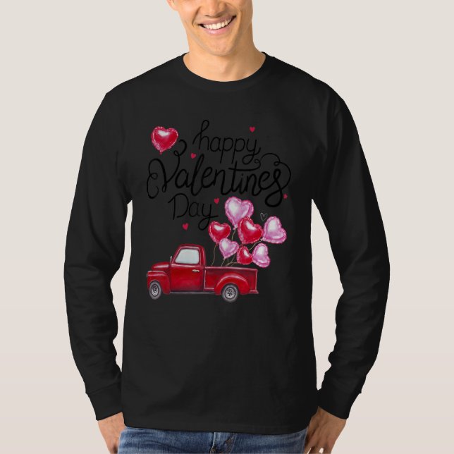 Camiseta T Rex Monster Truck Riding Toddler Valentineu2019s (Frente)