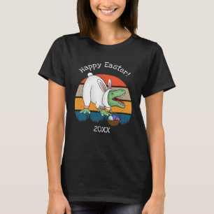 Camiseta T-Rex na Caça de Ovo da Páscoa