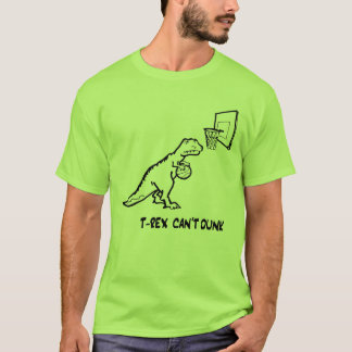 Camiseta T-Rex não pode húmido