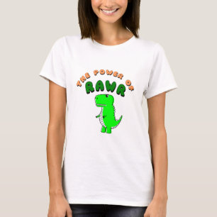 Camiseta T-Rex O Poder Do RAWR