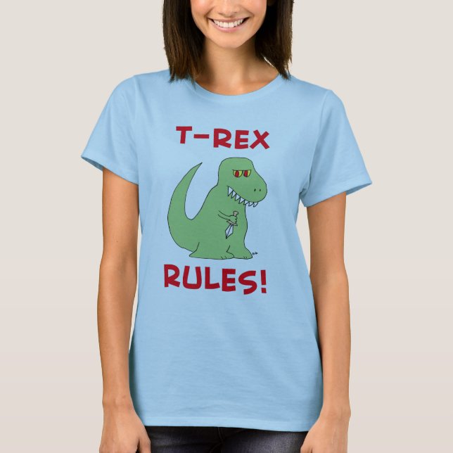 CAMISETA T-REX ORDENA O DINOSSAURO (Frente)