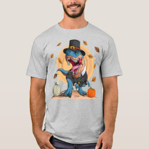 Camiseta T-Rex - Peregrino de Ação de Graças