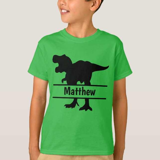 Camiseta T-Rex Personalizado (Frente)