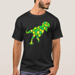 Camiseta T Rex Pontilhado Dia Internacional do Ponto