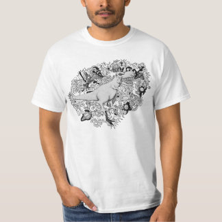 Camiseta T-Rex psicodélico