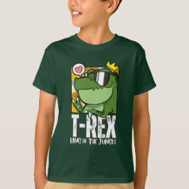 Camiseta T-rex - Rei da Selva