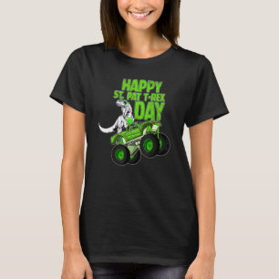 Camiseta T Rex Riding Monster Truck Happy Rua Day