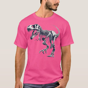 Camiseta T-Rex Skeleton Dino Bones Paleontólogo Fossil Di