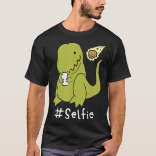 Camiseta T-Rex Taking Selfie Dinosaur Dino Cool Cute