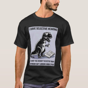 Camiseta T Rex Trex Estufado Audição Seletiva Dinossauro