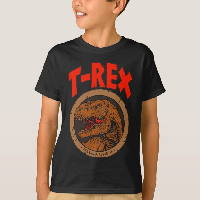 Camiseta T-Rex Tyrannosaurus Rex Dinossaur (Frente)