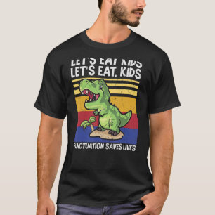 Camiseta T Rex Vamos Em Crianças Professores Salva Vidas De
