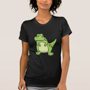 Camiseta T-Rex verde bonito
