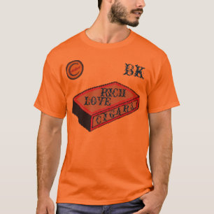 CAMISETA T RICO DO "CHARUTO" DO AMOR DE S DOS HOMENS '