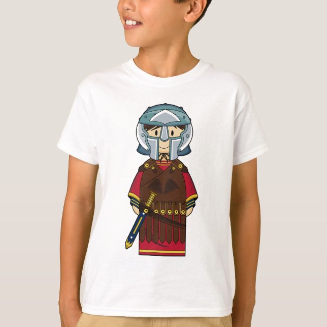 Camiseta T romano do gladiador (Frente)
