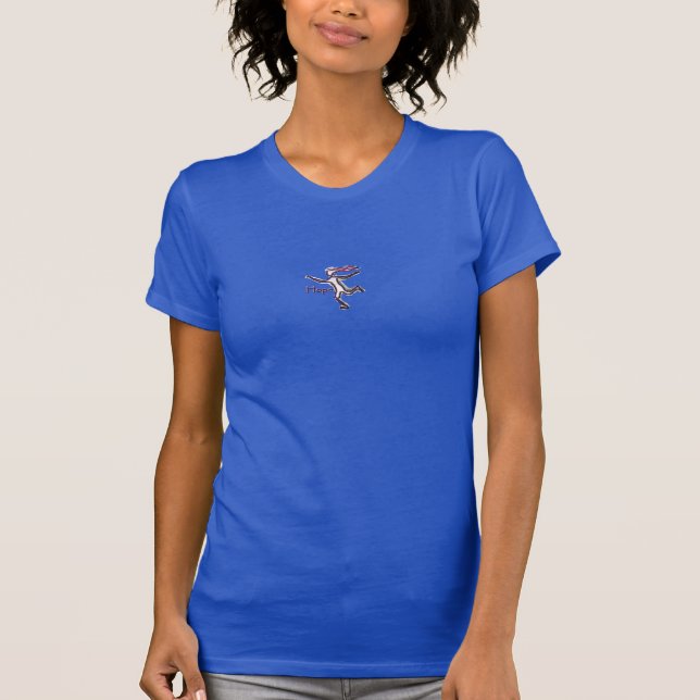 Camiseta T Running da mulher da esperança (Frente)