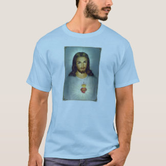Camiseta T sagrado do coração