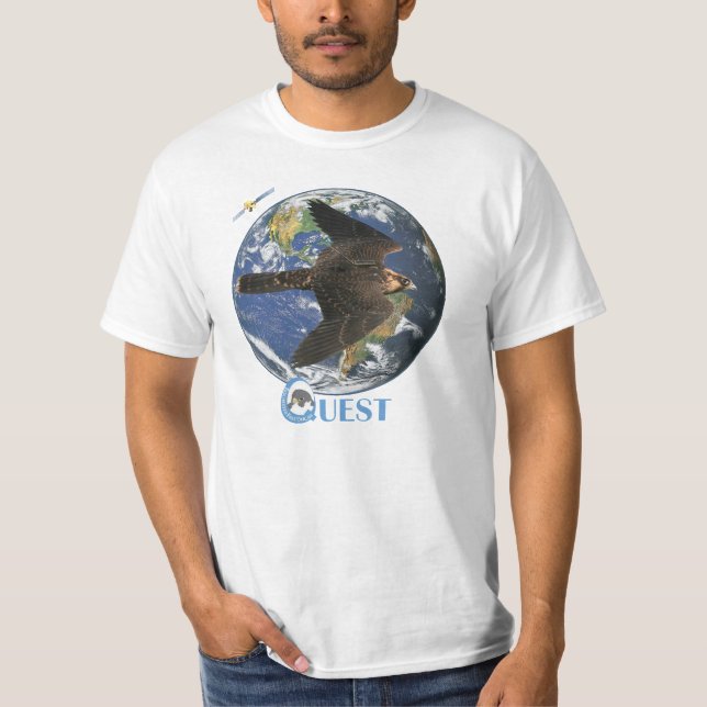 Camiseta T satélite do valor da procura (Frente)