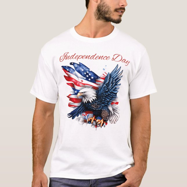 Camiseta t shert independence day. (Frente)