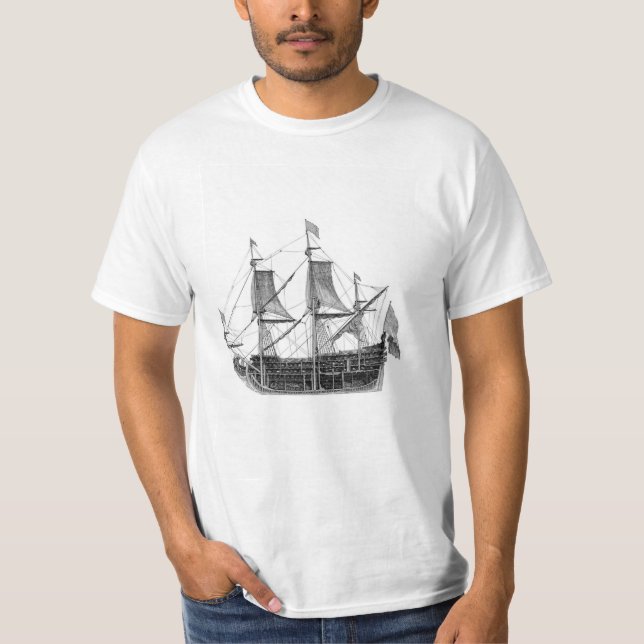 Camiseta T SHIET .sea ship (Frente)