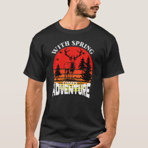 Camiseta T-shir, aventura externa de T-shir clássico de Big