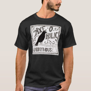 Camiseta T-Shir Clássico Ax-O-Holics Black Raven Anônimo