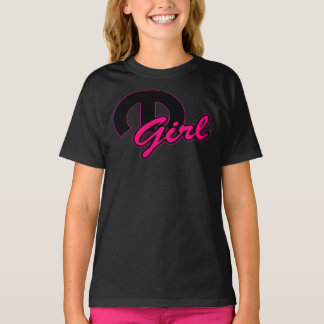 Camiseta T-Shir Clássico GIRL Negra e Negra Quente