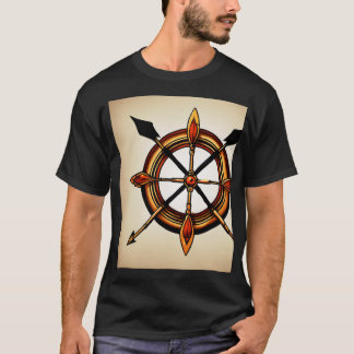 Camiseta T-shir com tema de tatuagem
