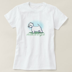 Camiseta T-Shirt 100% Algodão Westie Terrier