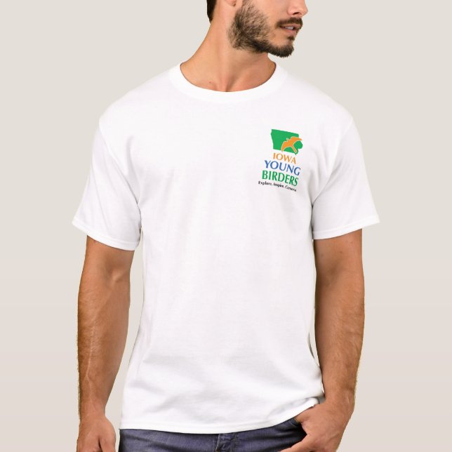 Camiseta T-shirt 100% do logotipo do algodão IAYB dos (Frente)