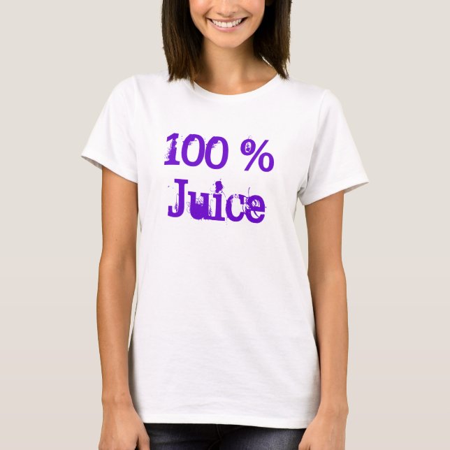 Camiseta T-shirt 100% do suco (Frente)